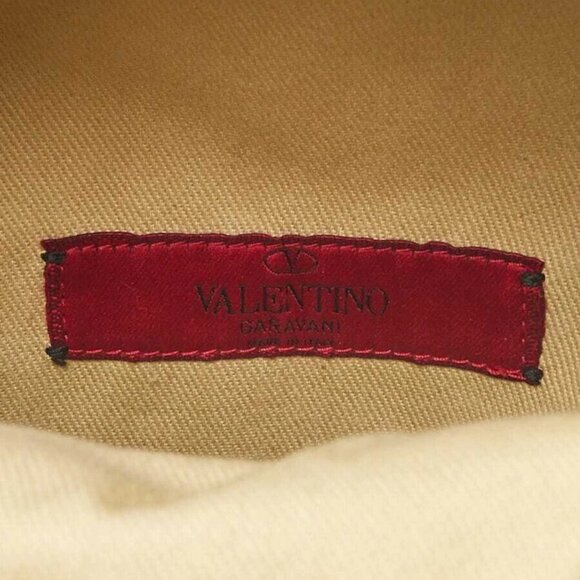 Valentino Bright Blue Smooth Leather Rockstud Mini Backpack Bag - Picture 9 of 10